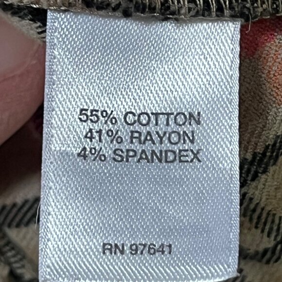 J. Jill Premium Bistretch Plaid Pants Size 14 Womens Elastic Waist Pull-On - Picture 6 of 7